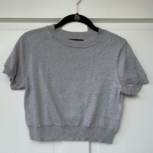 Brazeau Tricot Cropped Cotton/Cashmere Sweater